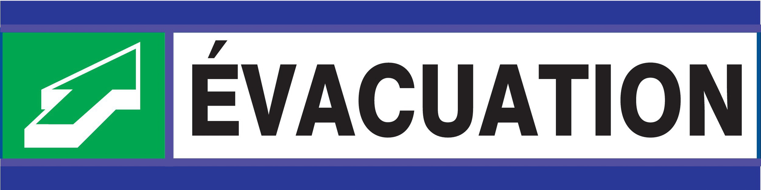 Evacuation d-sign 180x45mm
