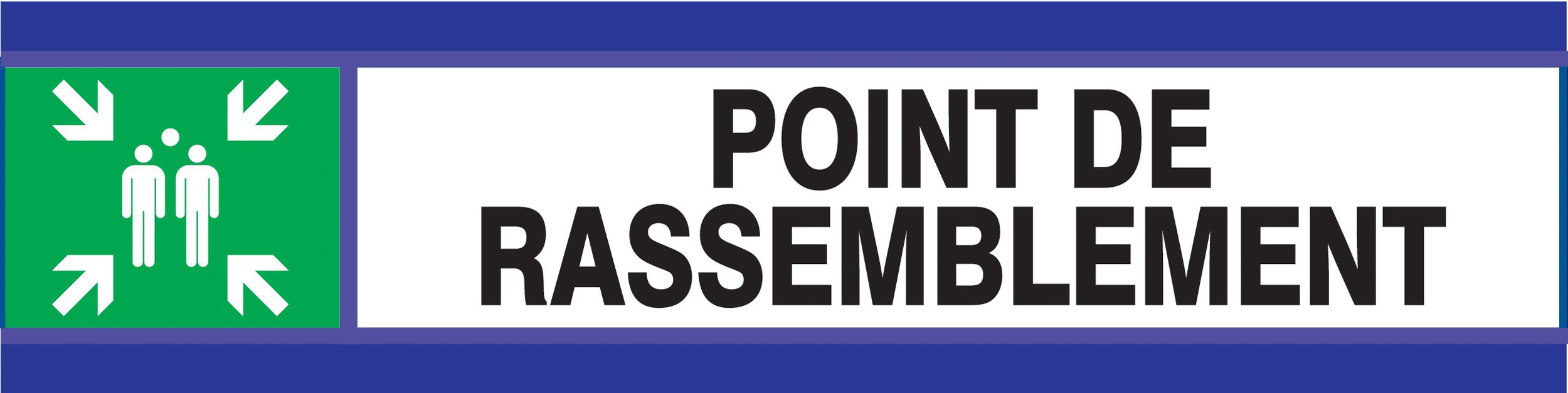 PANNEAU POINT DE RASSEMBLEMENT D-SIGN 180X45MM TALIAPLAST - 630407