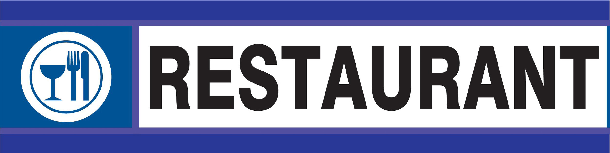 PANNEAU RESTAURANT D-SIGN 180X45MM TALIAPLAST - 630621