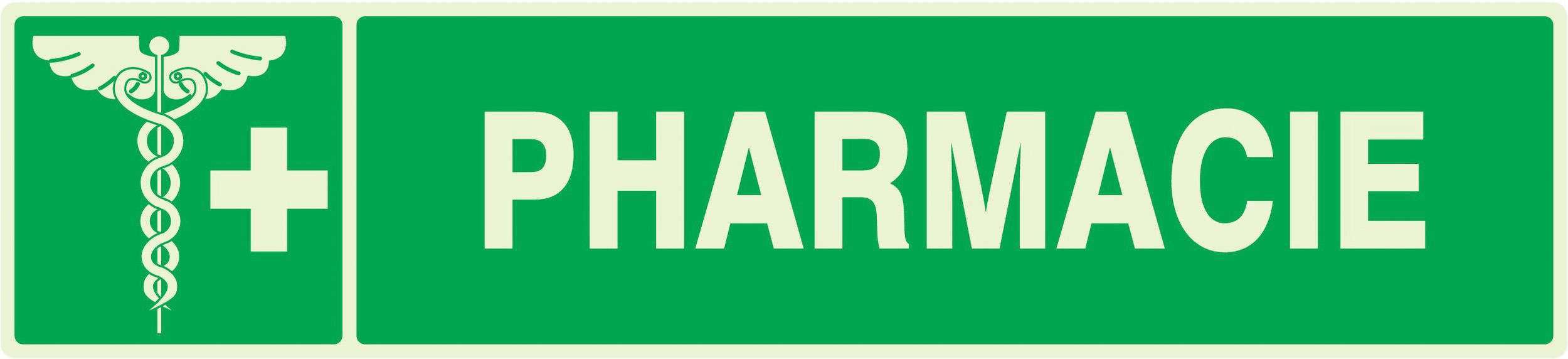 PANNEAU PHARMACIE LUMINESCENT 330X75MM TALIAPLAST - 635401