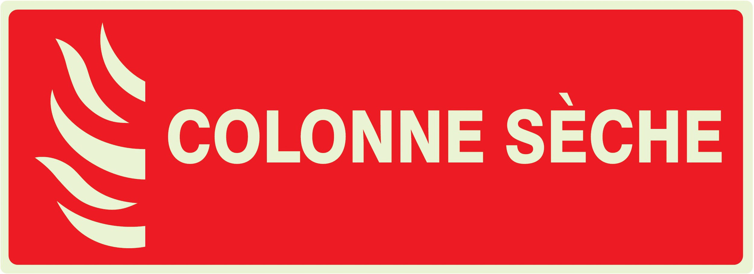 PANNEAU COLONNE SECHE LUMINESCENT 330X120MM TALIAPLAST - 636116