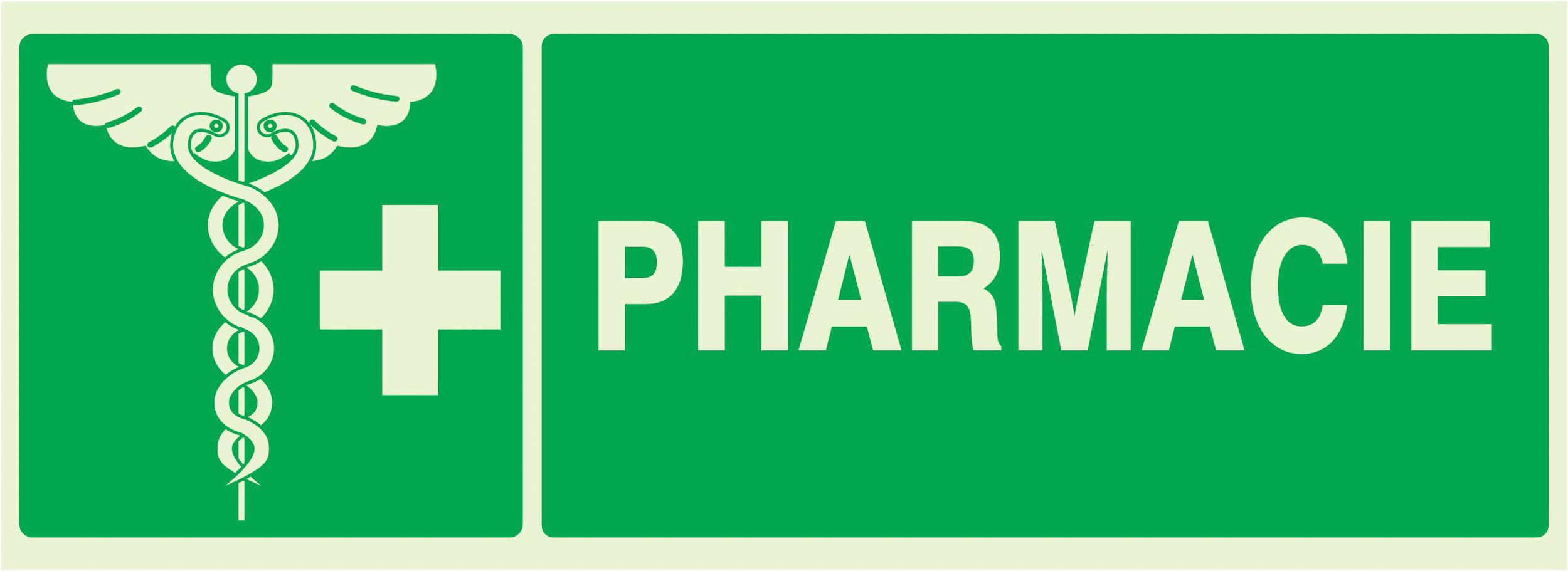 PANNEAU PHARMACIE LUMINESCENT 330X120MM TALIAPLAST - 636401