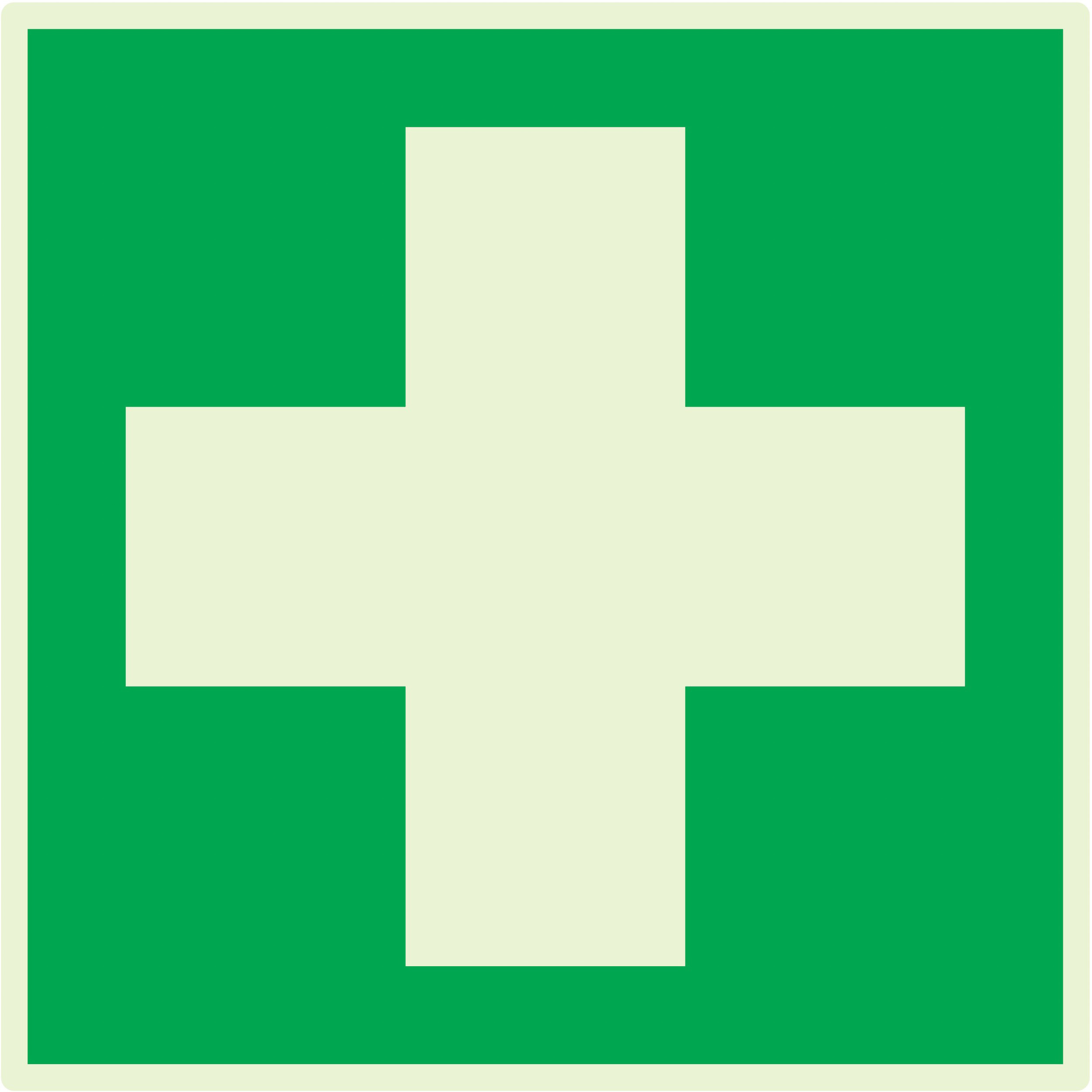 PANNEAU PREMIER SECOURS LUMINESCENT 200X200MM TALIAPLAST - 638405