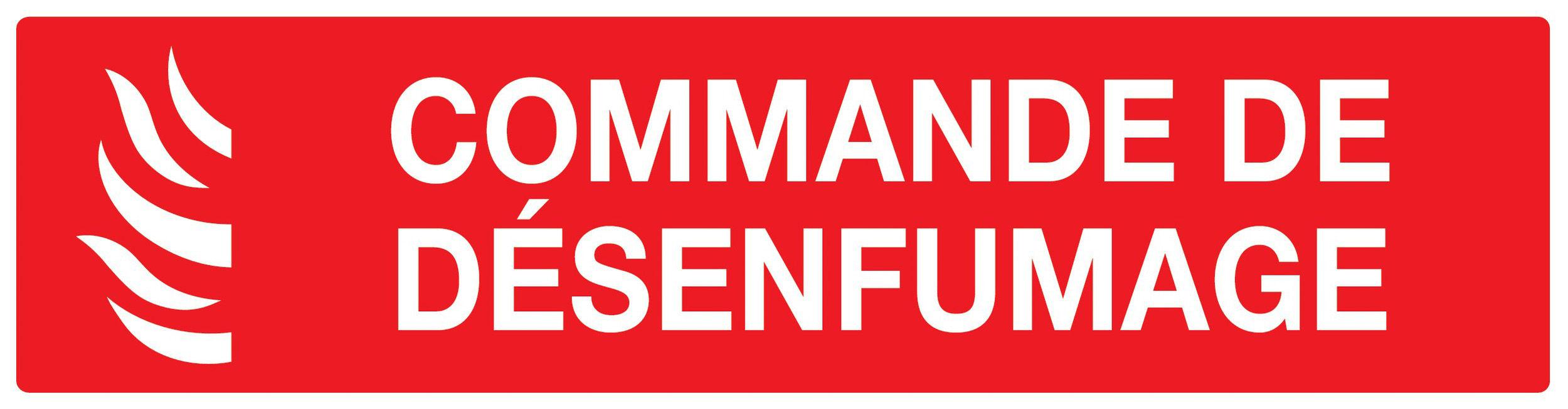 PANNEAU COMMANDE DE DESENFUMAGE 200X52MM TALIAPLAST - 720117