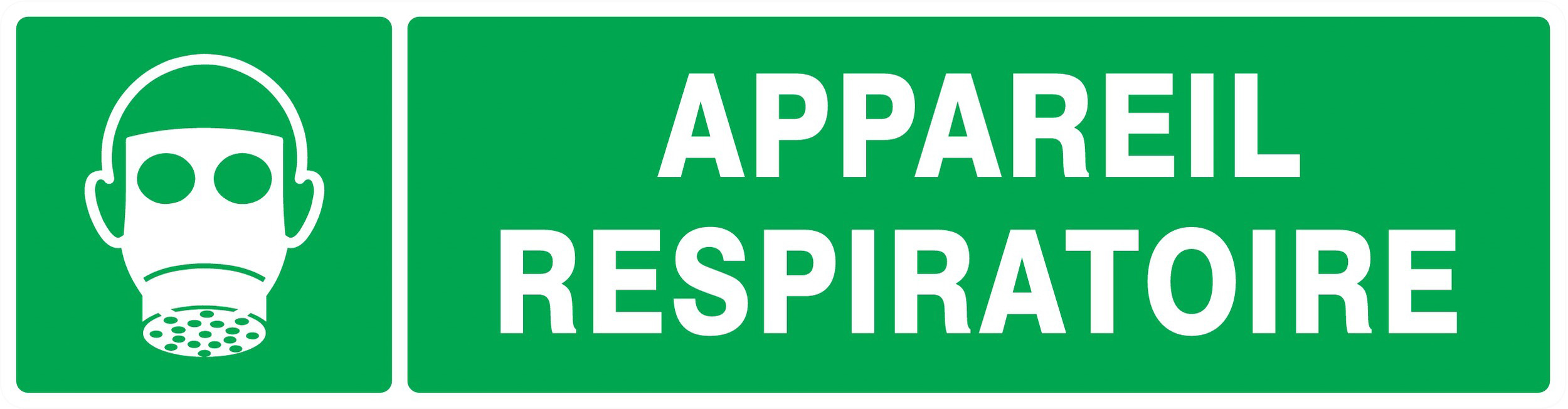 PANNEAU APPAREIL RESPIRATOIRE 200X52MM TALIAPLAST - 720409