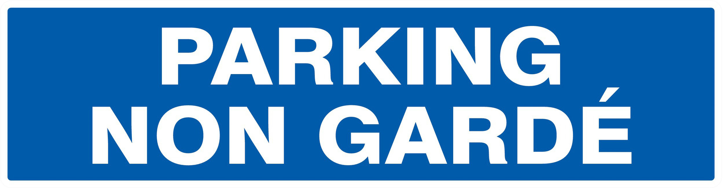 Panneau adhésif PARKING NON GARDE 200X52MM TALIAPLAST - 720646