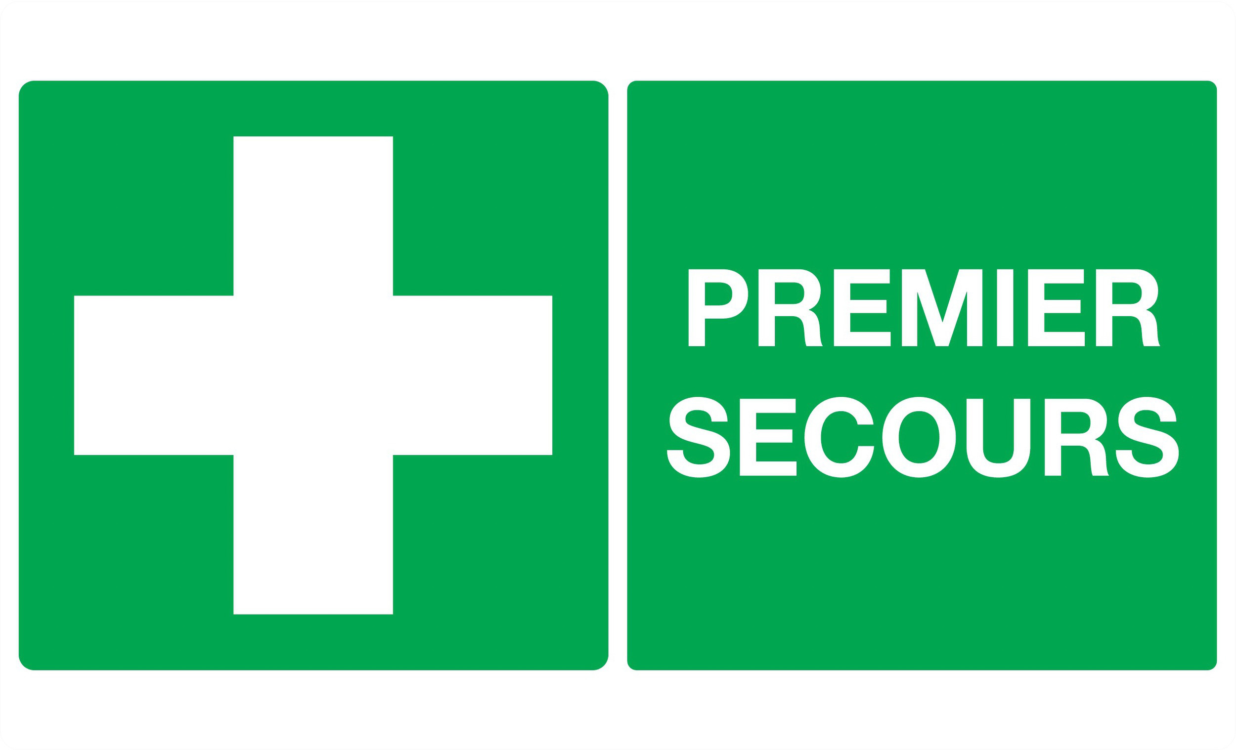 PANNEAU PREMIER SECOURS 330X200MM TALIAPLAST - 721401