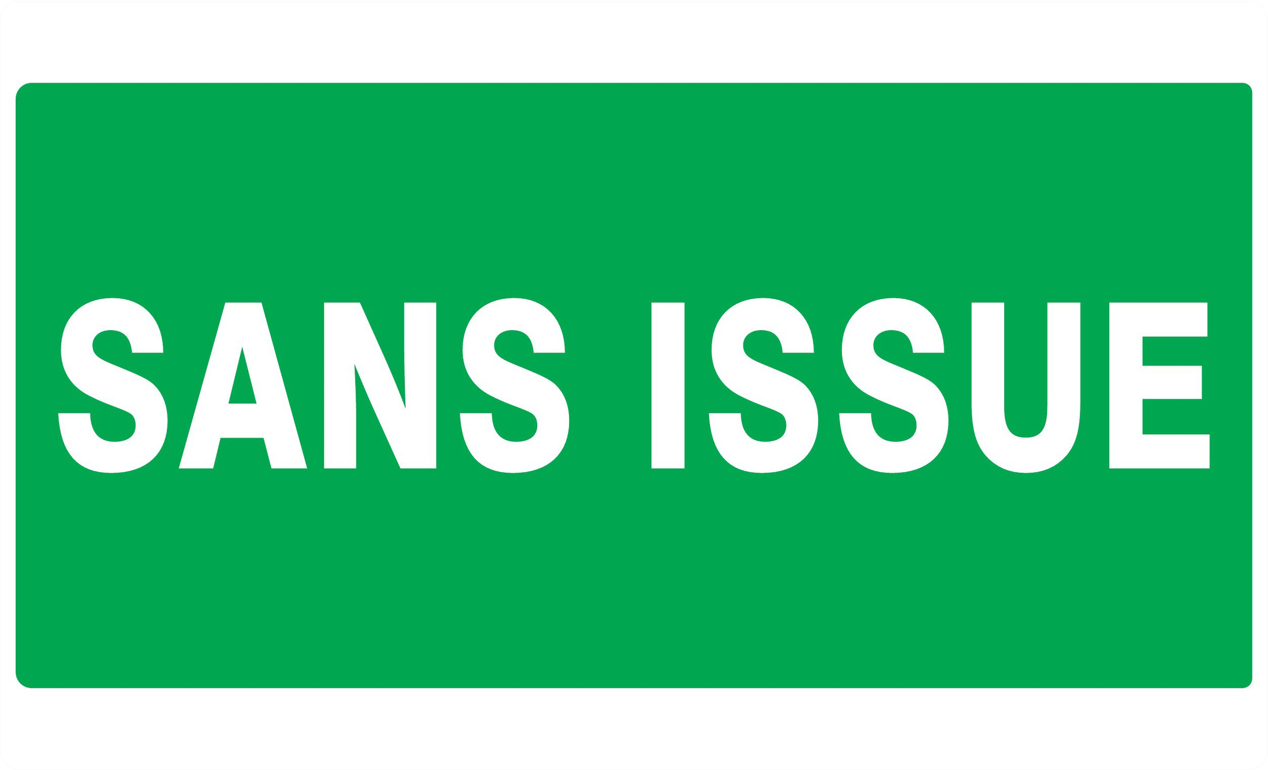 PANNEAU SANS ISSUE (SECOURS) 330X200MM TALIAPLAST - 721417