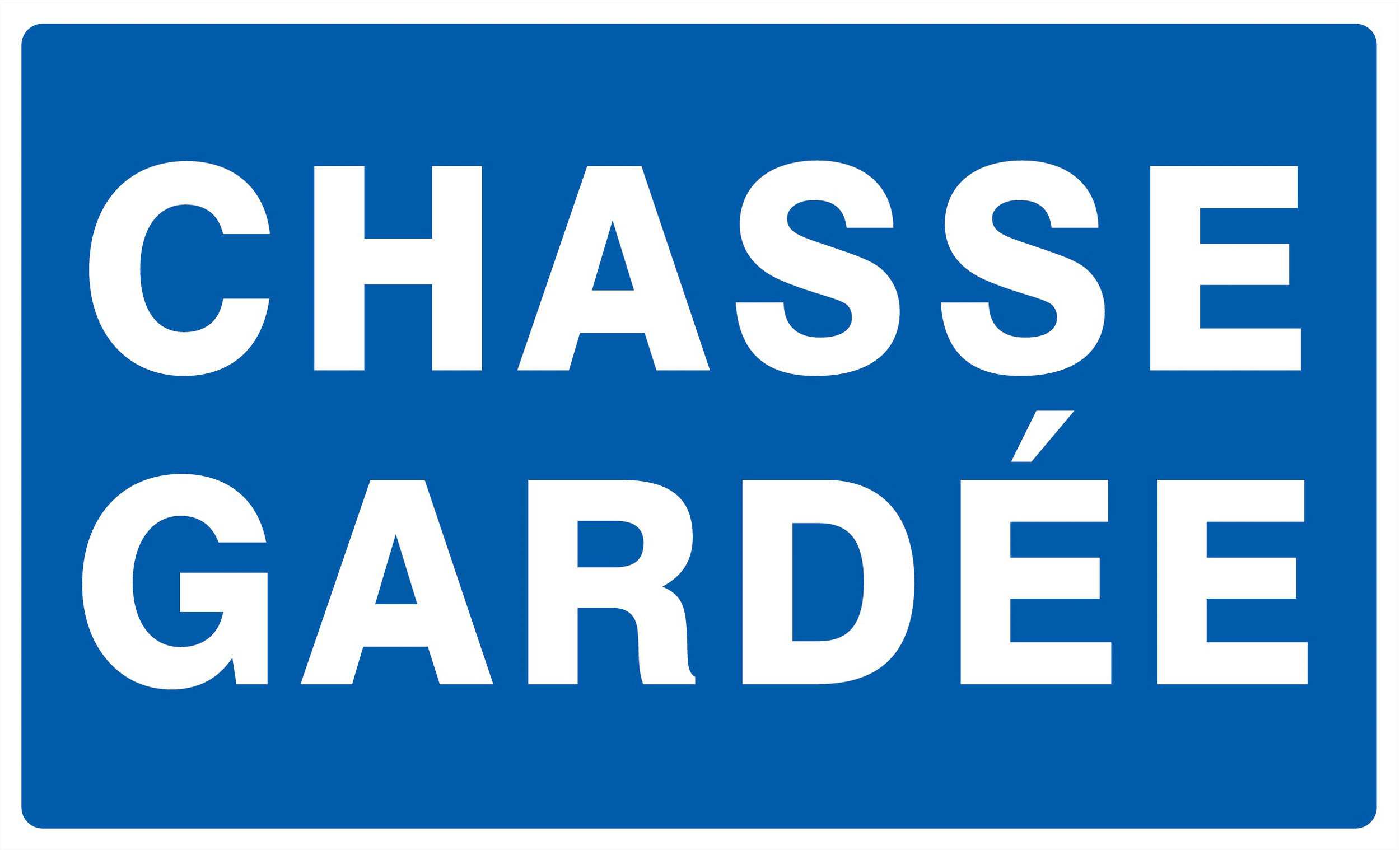 Panneau adhésif CHASSE GARDEE 330X200MM TALIAPLAST - 721602