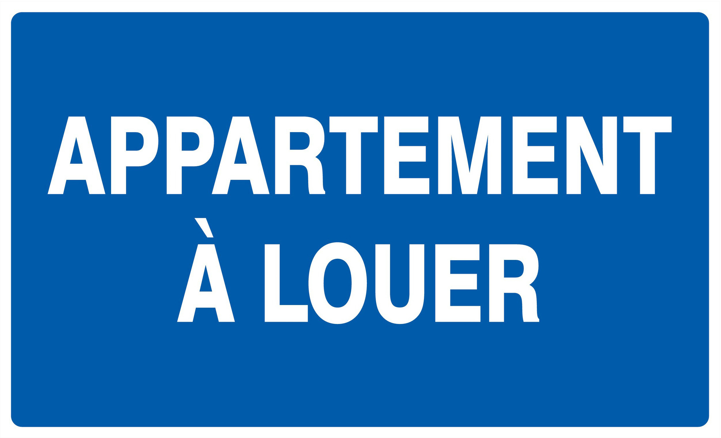 Panneau adhésif APPARTEMENT A LOUER 330X200MM TALIAPLAST - 721636