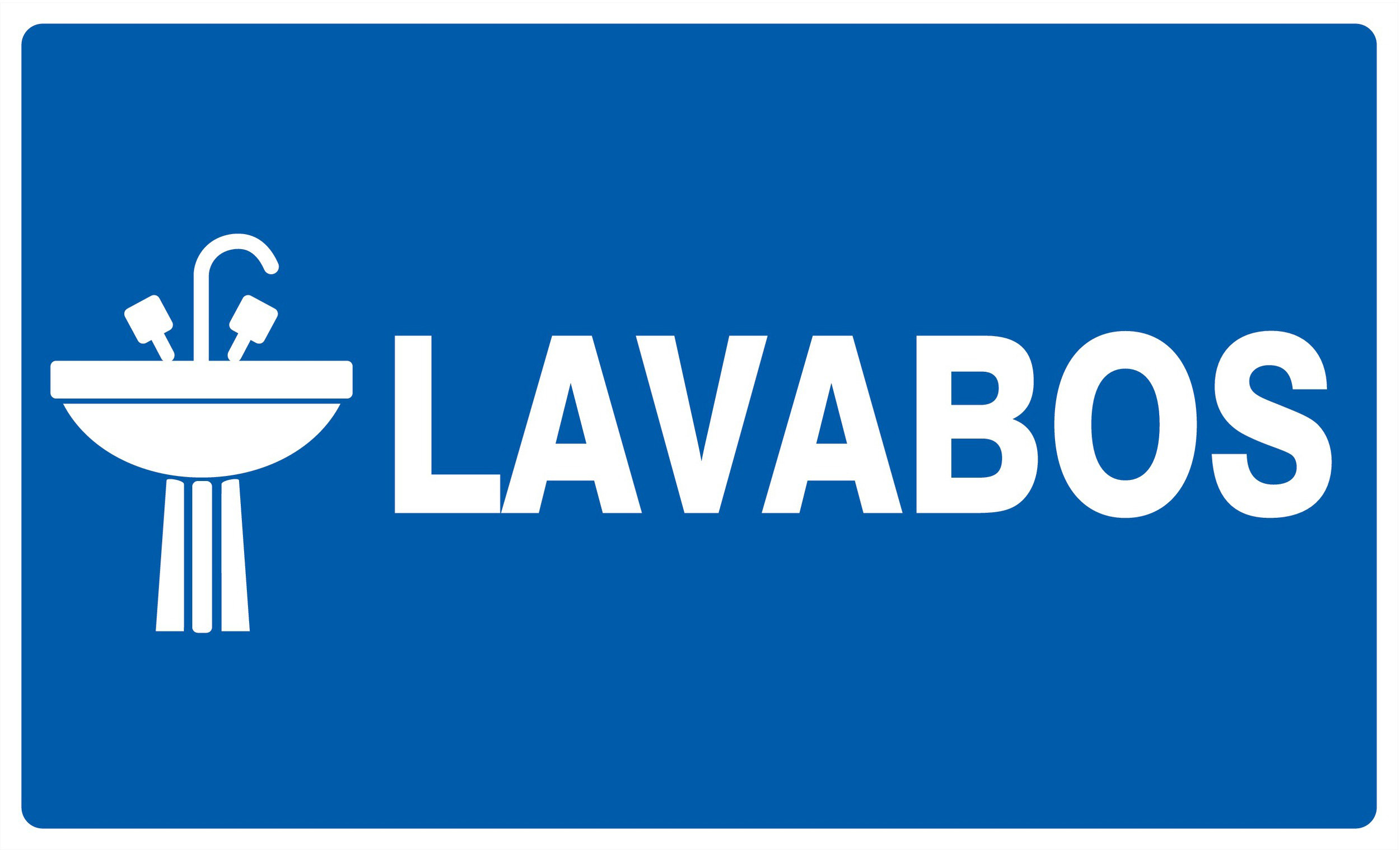 Panneau adhésif LAVABOS 330X200MM TALIAPLAST - 721640