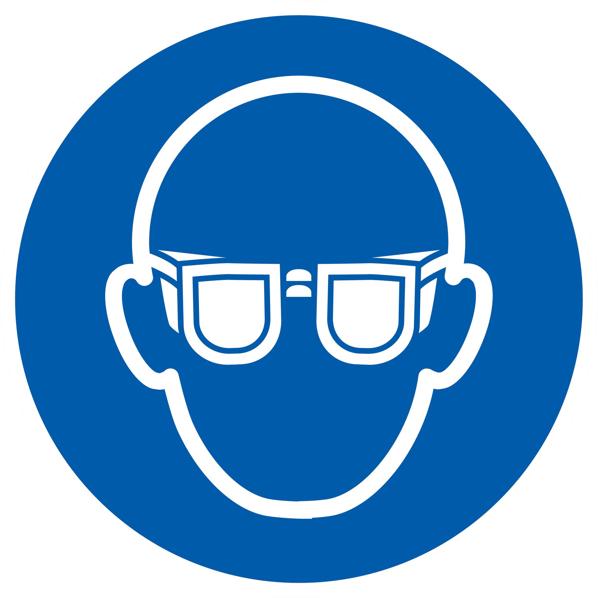 PANNEAU LUNETTES DE PROTECTION OBLIGATOIRES Ø300MM TALIAPLAST - 722503