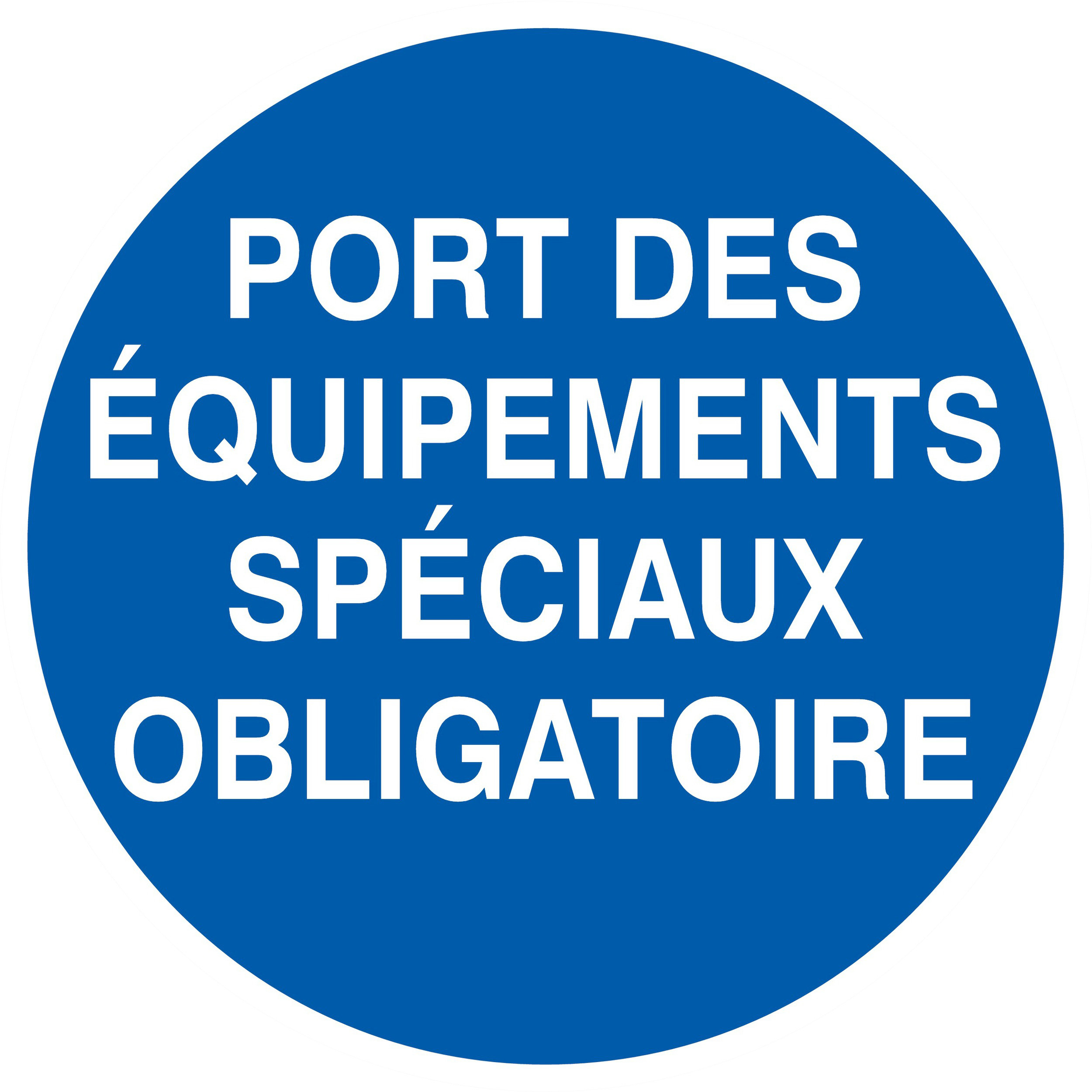 PANNEAU PORT DES EQUIPEMENTS SPECIAUX OBLIGATOIRE Ø420MM TALIAPLAST - 723529