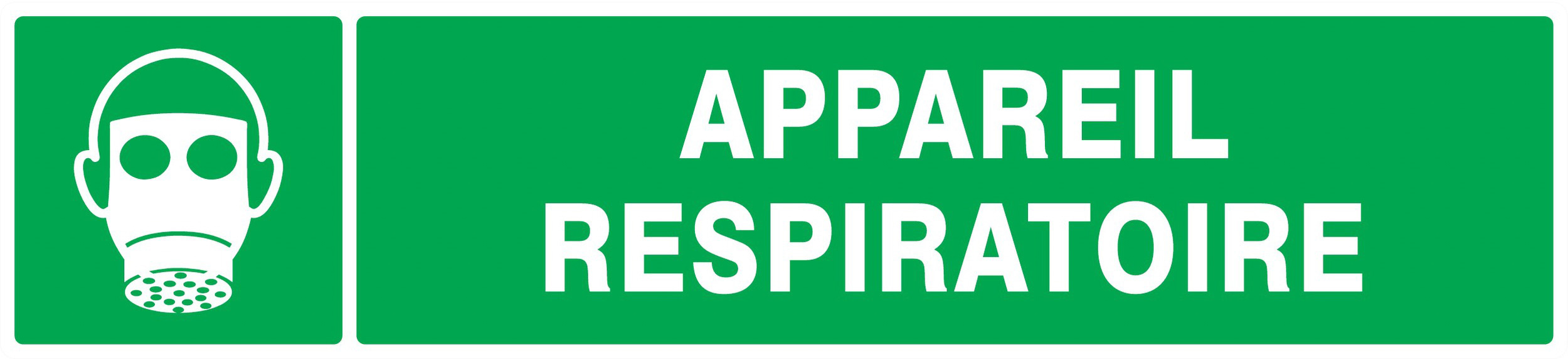 PANNEAU APPAREIL RESPIRATOIRE 330X75MM TALIAPLAST - 725409