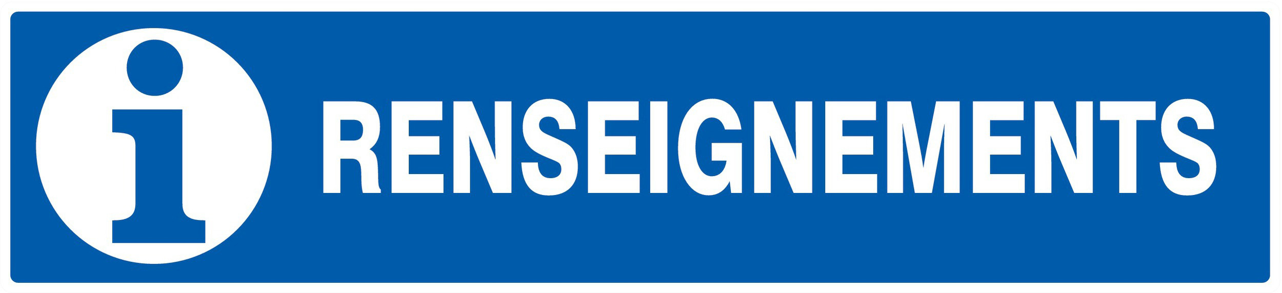 Renseignements 330x75mm TALIAPLAST - 725626