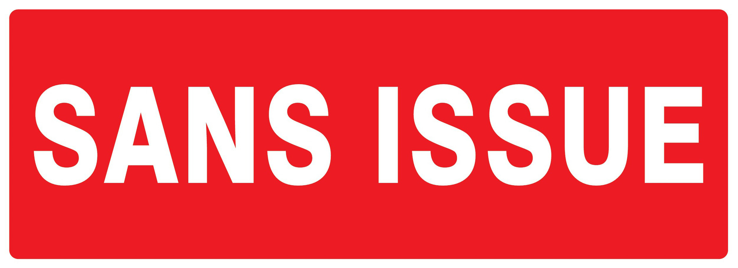 PANNEAU SANS ISSUE (INCENDIE) 330X120MM TALIAPLAST - 726124