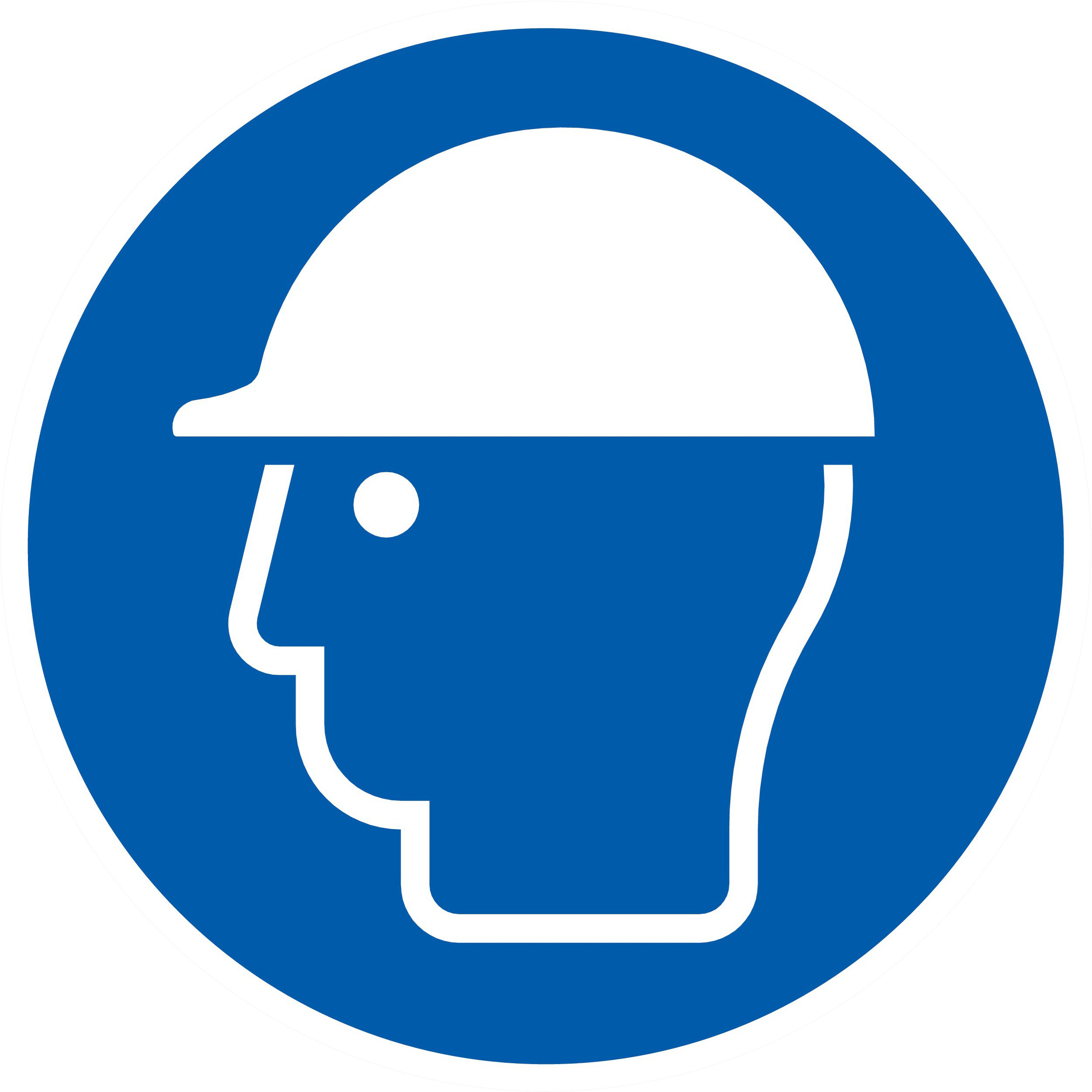 PANNEAU CASQUE DE PROTECTION OBLIGATOIRE Ø180MM TALIAPLAST - 727507
