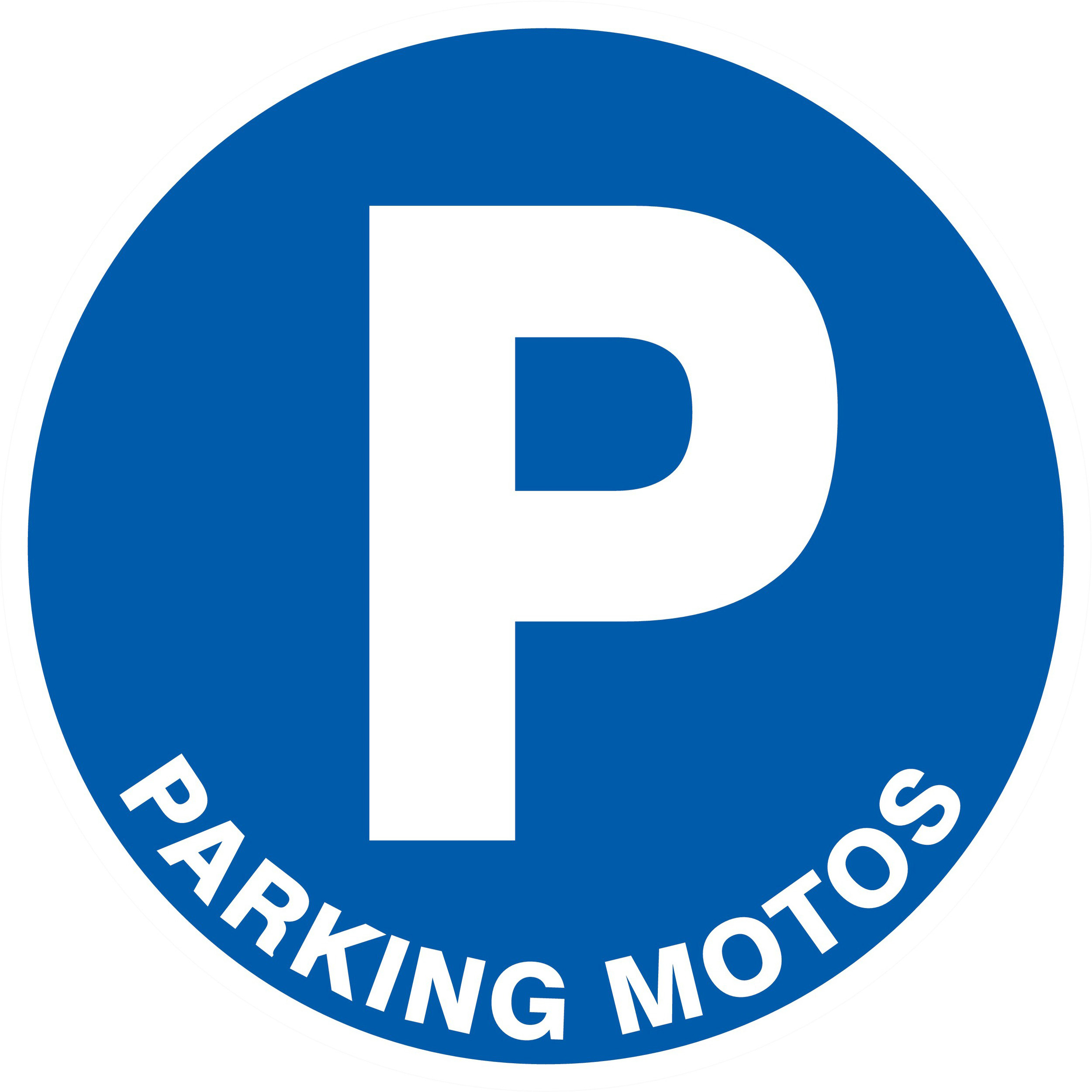 PANNEAU PARKING MOTOS Ø180MM TALIAPLAST - 727576