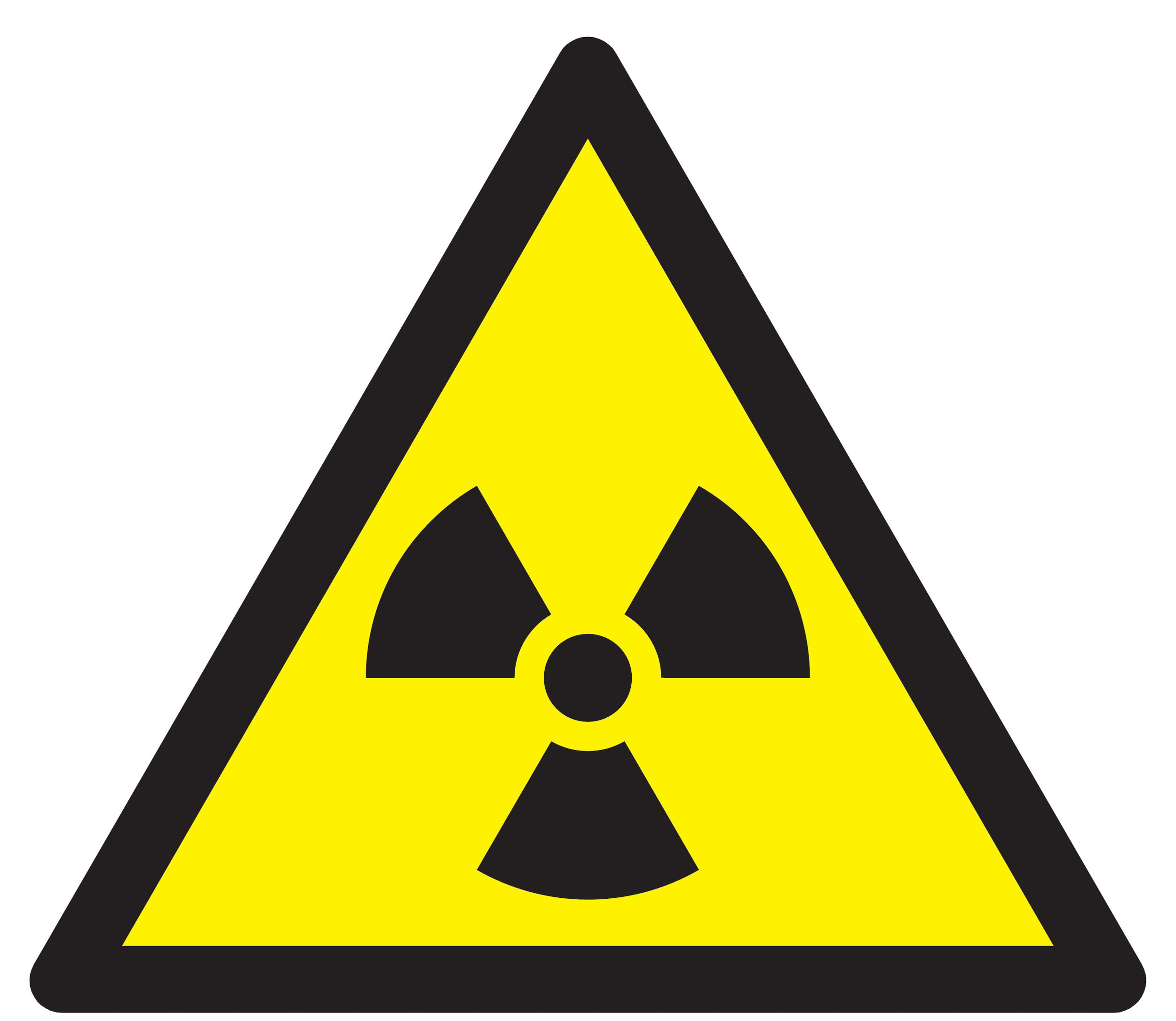 Panneau adhésif DANGER MAT. RADIOACTIVES//RAD° IONISANTES 300X300X300mm TALIAPLAST - 729310