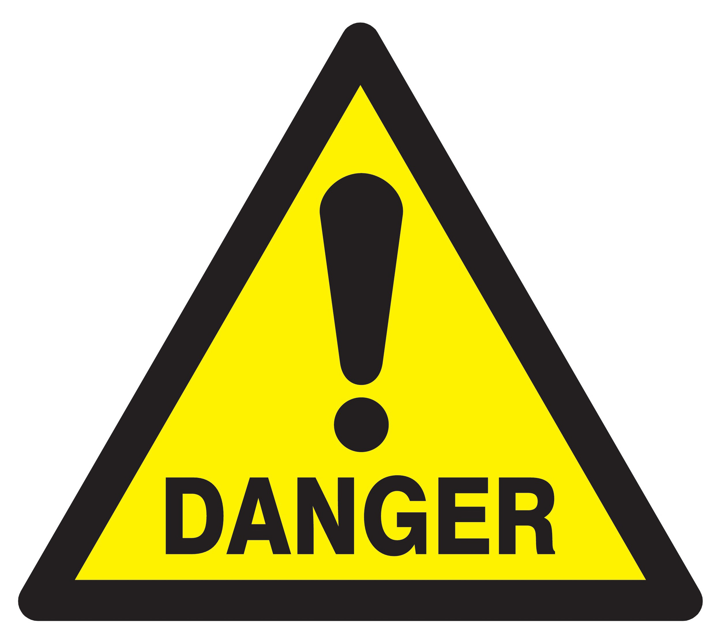 Panneau adhésif DANGER 300X300X300MM TALIAPLAST - 729330