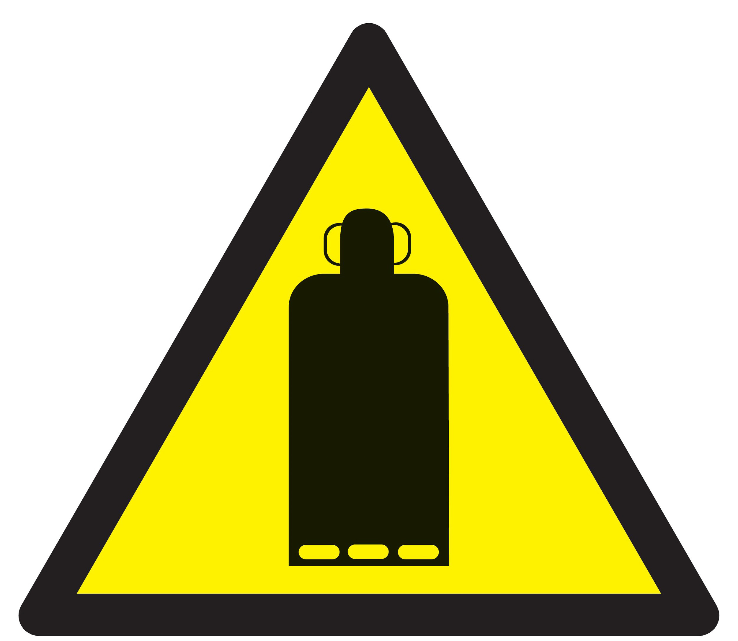 Panneau adhésif DANGER BOUTEILLE DE GAZ 300X300X300MM TALIAPLAST - 729336