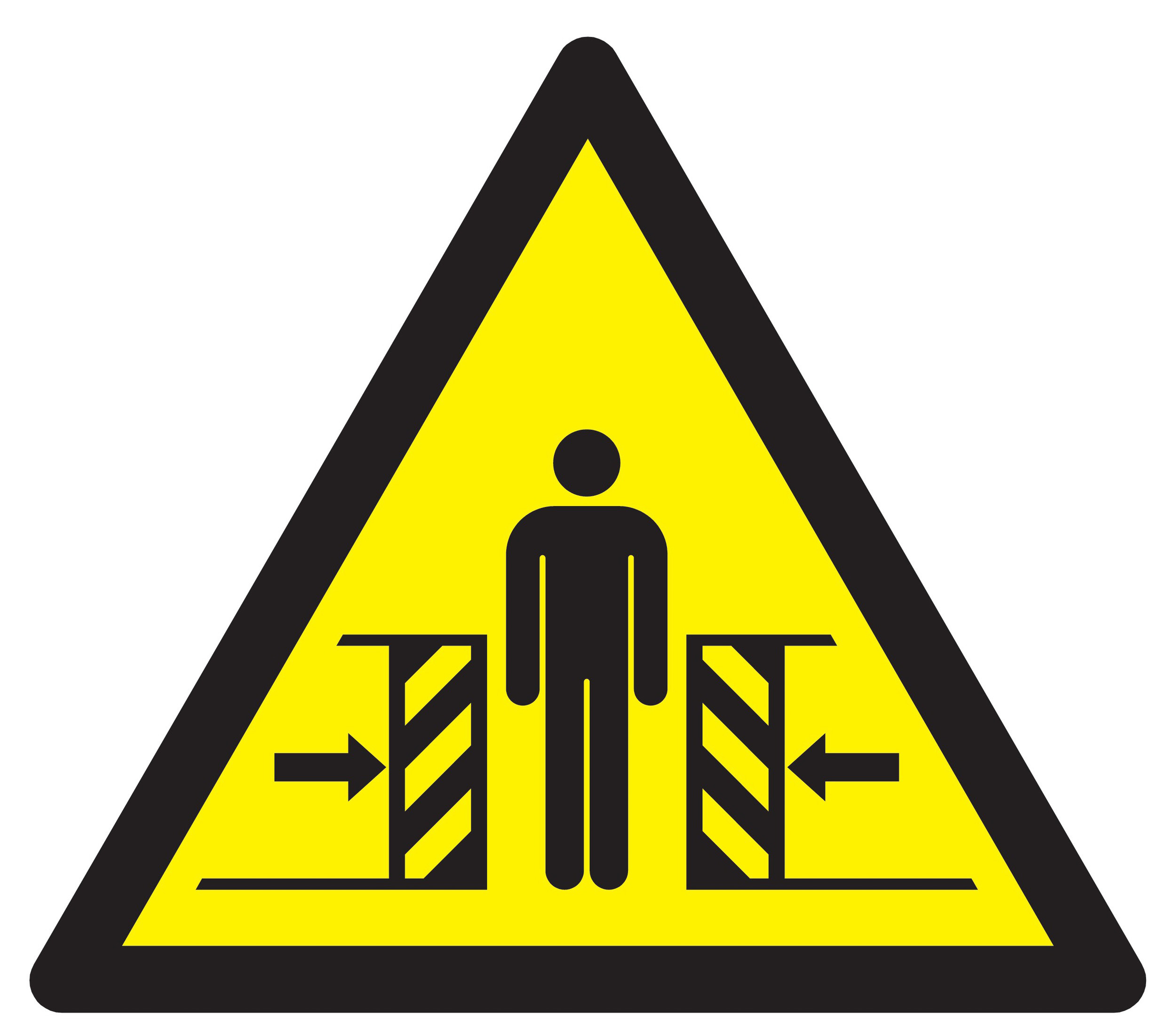 Panneau adhésif DANGER, ECRASEMENT 300X300X300MM TALIAPLAST - 729362