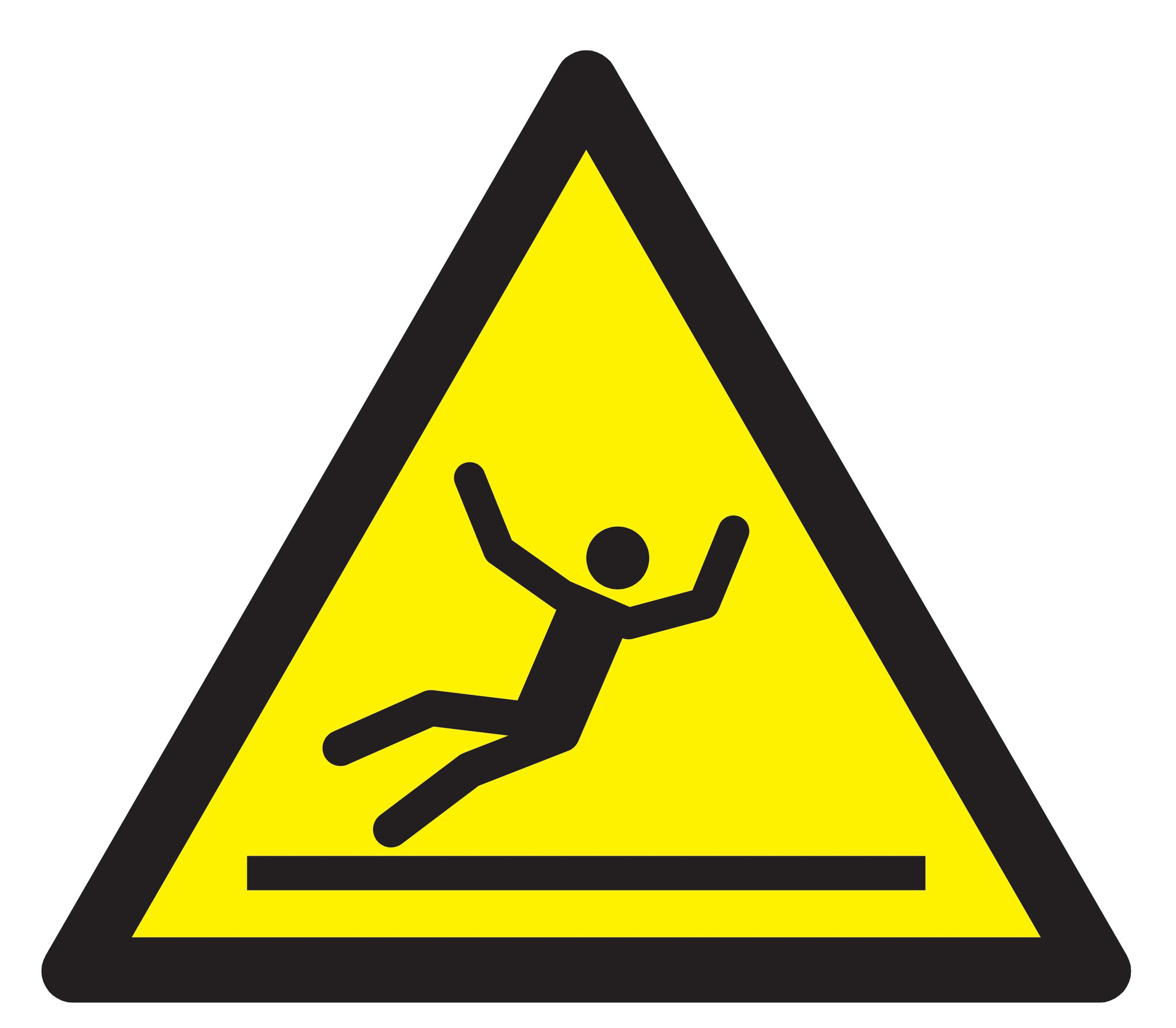 Panneau adhésif DANGER, SURFACE GLISSANTE 100X100X100MM TALIAPLAST - 729911