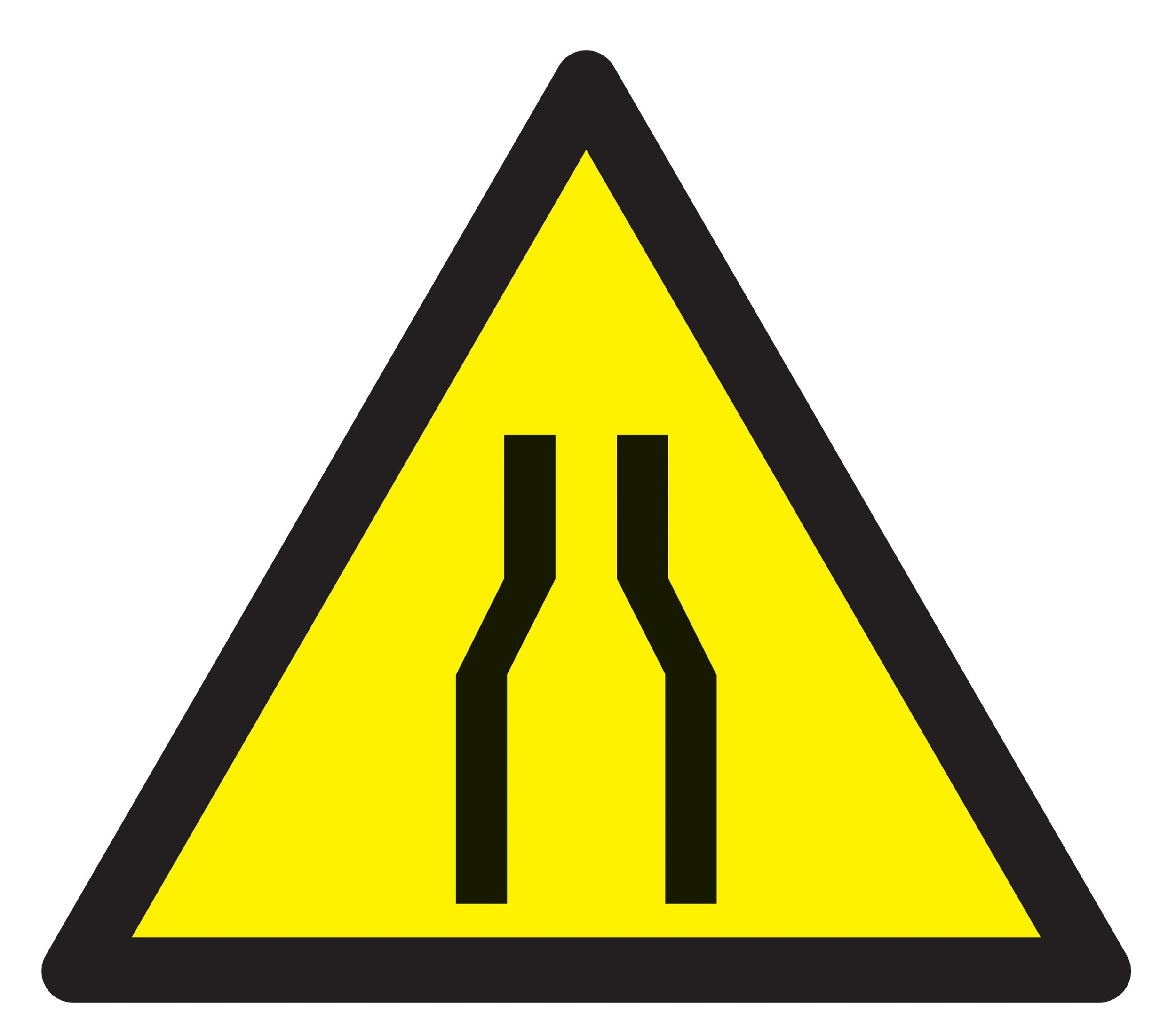 Panneau adhésif DANGER RETRECISSEMENT 100X100X100MM TALIAPLAST - 729913