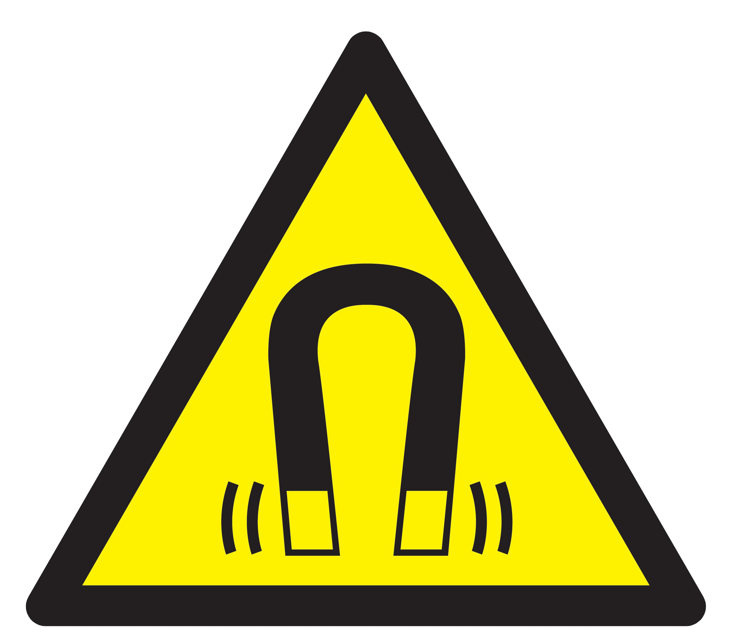 Panneau adhésif DANGER, CHAMP MAGNETIQUE 100X100X100MM TALIAPLAST - 729927