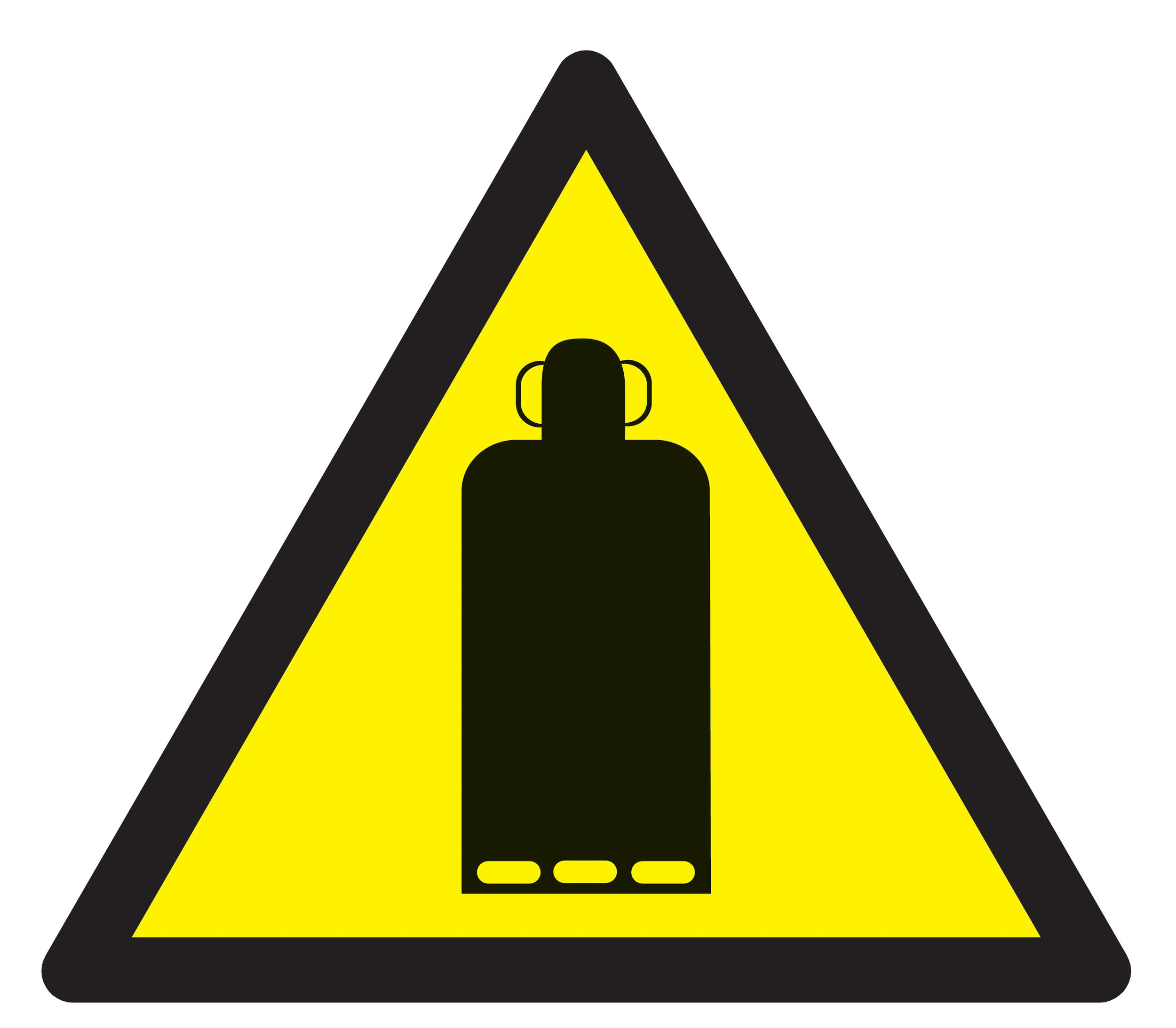 Panneau adhésif DANGER BOUTEILLE DE GAZ 100X100X100MM TALIAPLAST - 729928