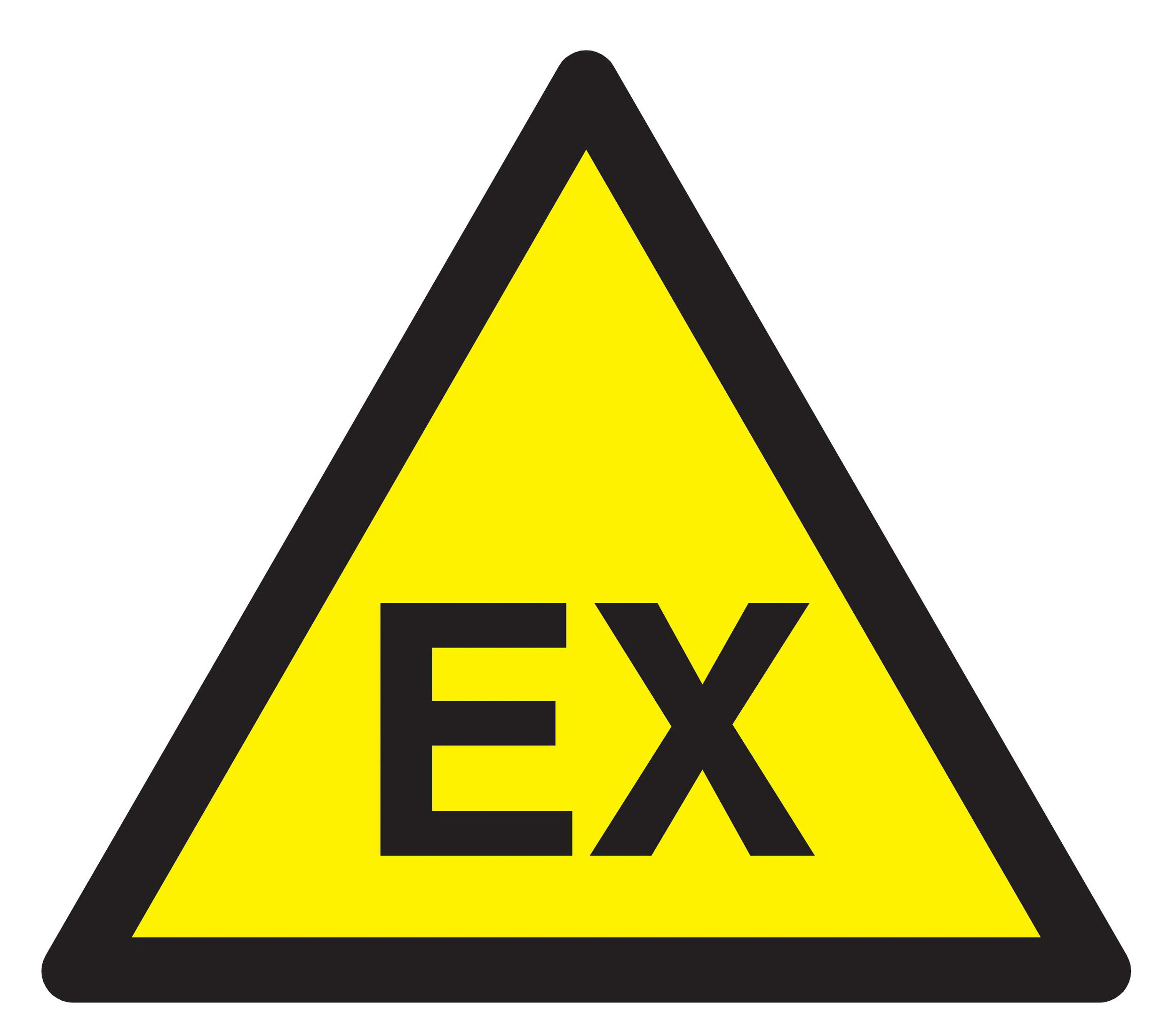 Panneau adhésif DANGER ATMOSPHERE EXPLOSIVE 100X100X100MM TALIAPLAST - 729958