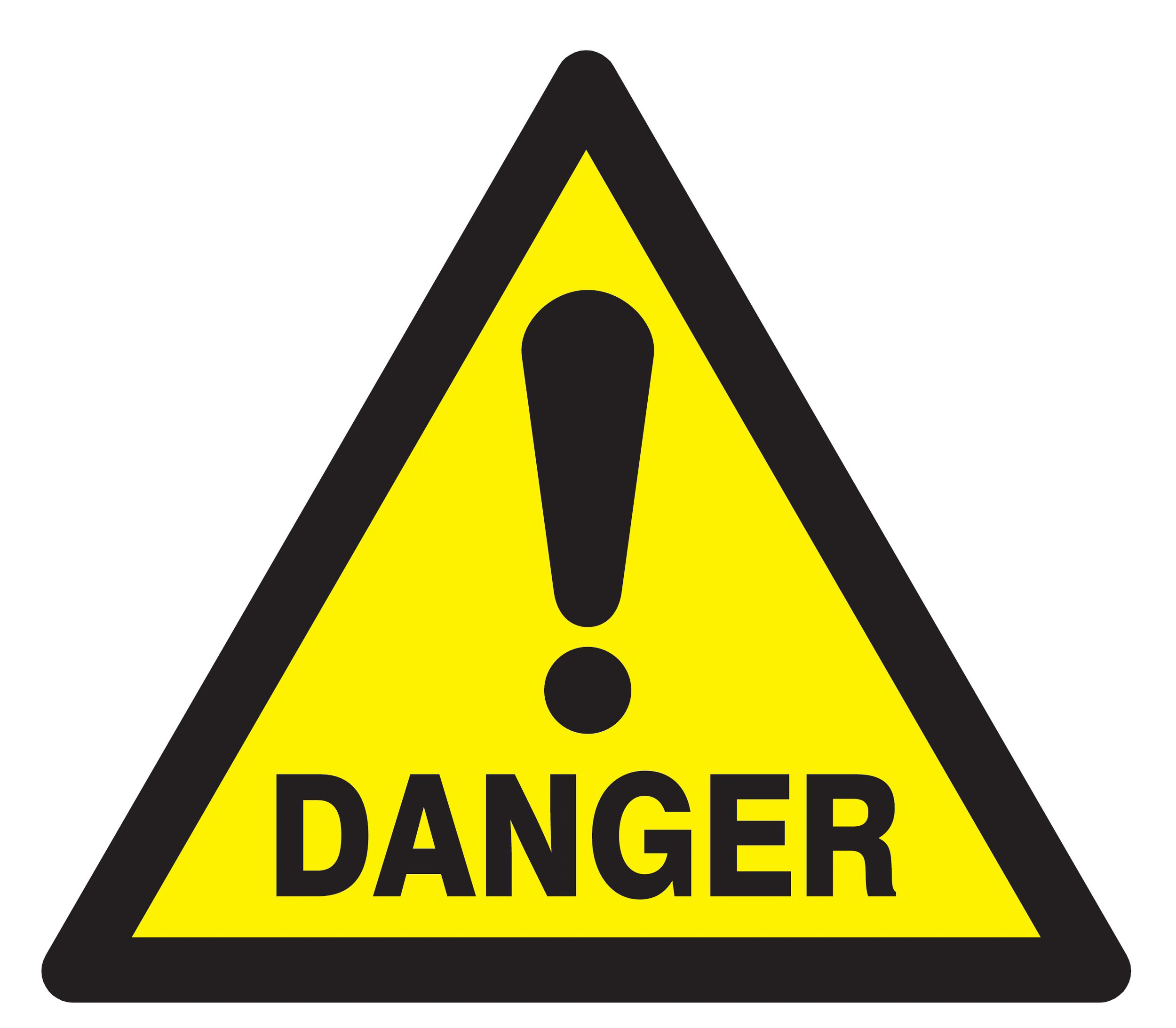 Panneau adhésif DANGER 100X100X100MM TALIAPLAST - 729959