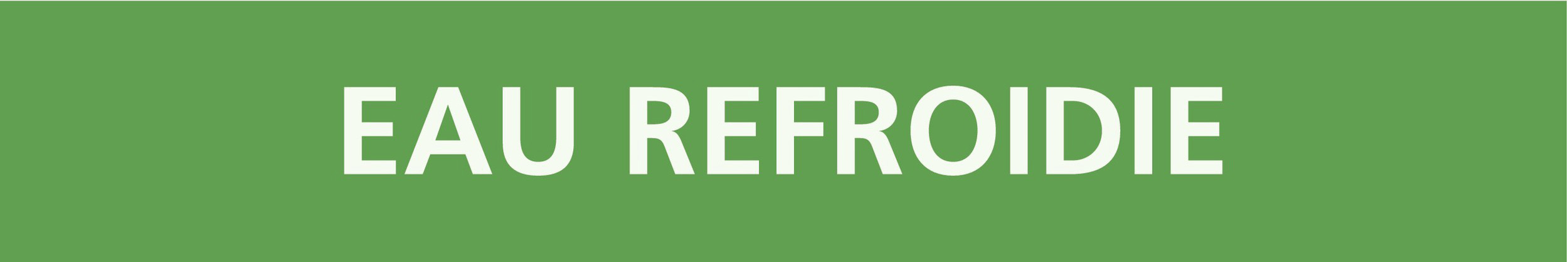 Eau refroidie 312x52mm (10 adhesifs pour tuyauterie)