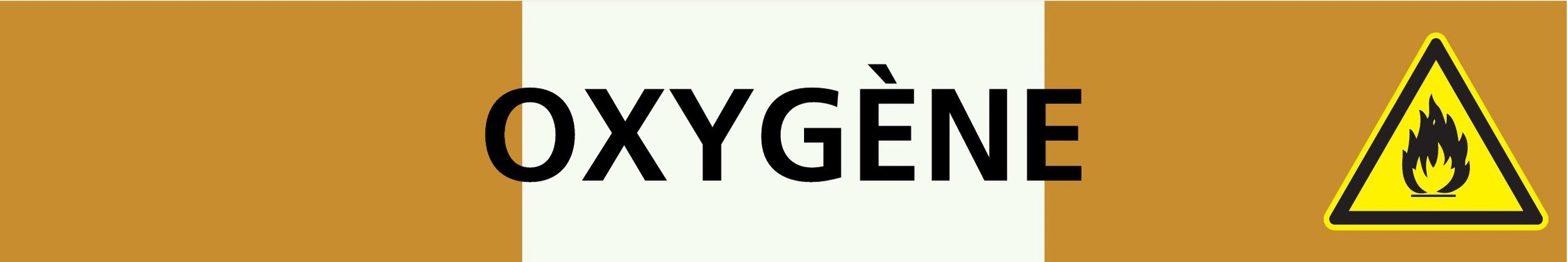 PANNEAU OXYGÈNE 312X52MM (10 ADHESIFS POUR TUYAUTERIE) TALIAPLAST - 730541