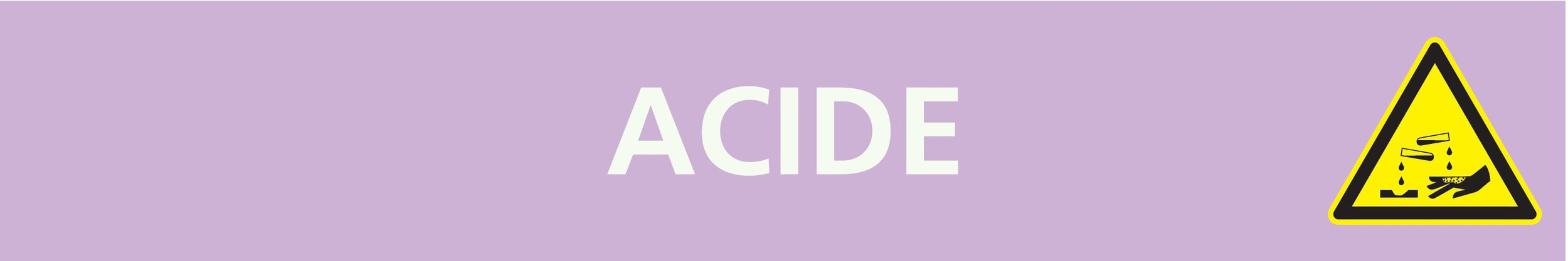 Acide 312x52mm (10 adhesifs pour tuyauterie) TALIAPLAST - 730701