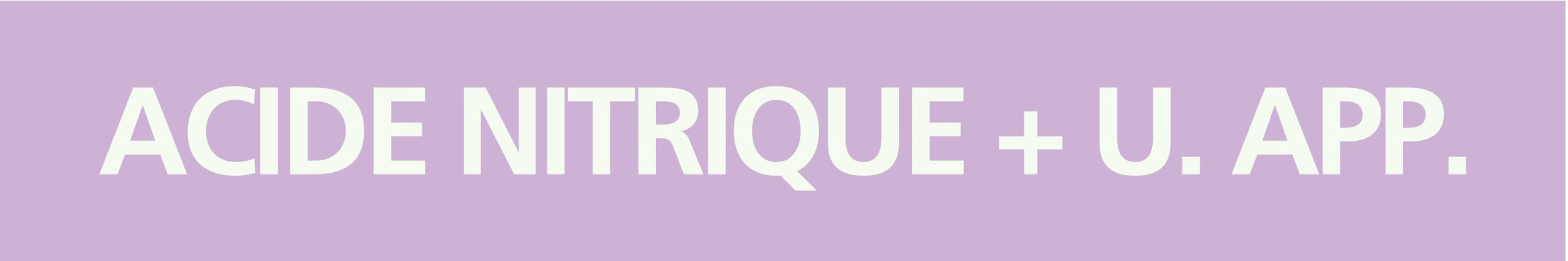 Signalétique de marquage ACIDE 312X52 Acide nitrique + u.app. 312x52mm (10 adhes. tuyauterie) TALIAPLAST - 730737