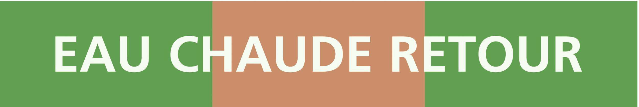 PANNEAU EAU CHAUDE RETOUR 222X37MM (20 ADHESIFS TUYAUTERIE) TALIAPLAST - 731126
