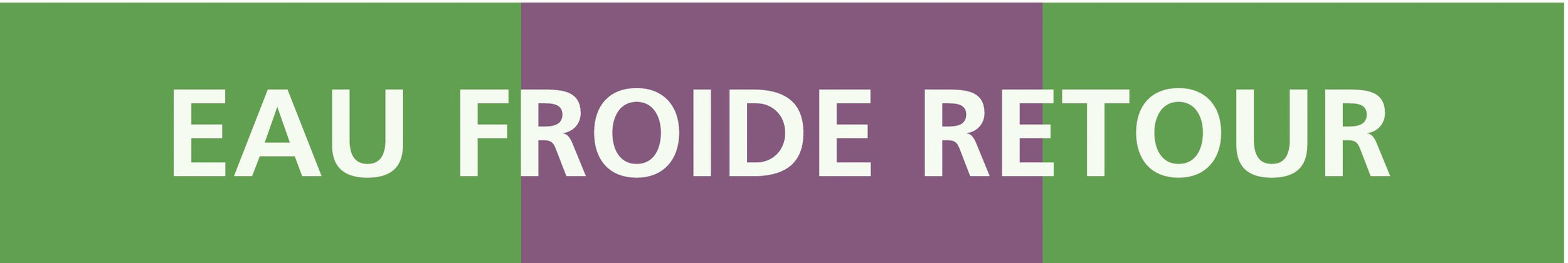 PANNEAU EAU FROIDE RETOUR 222X37MM (20 ADHESIFS TUYAUTERIE) TALIAPLAST - 731170