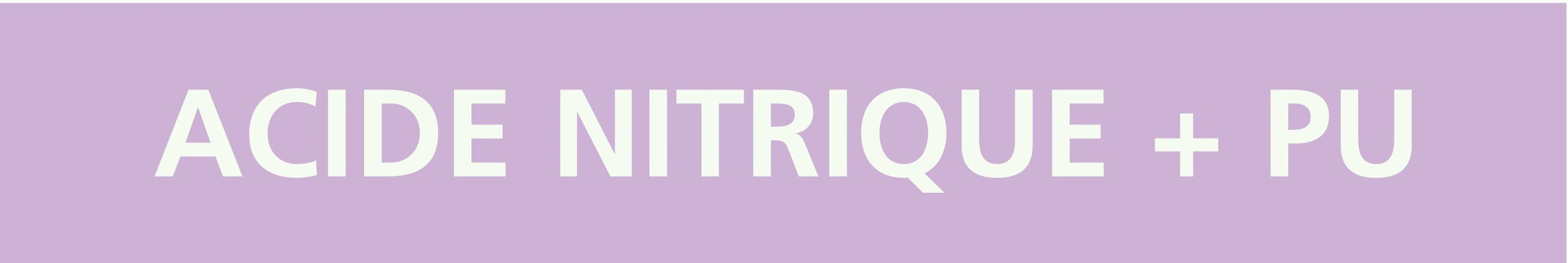 Signalétique de marquage ACIDES 222X37 Acide nitrique + pu 222x37mm (20 adhesifs tuyauterie) TALIAPLAST - 731736