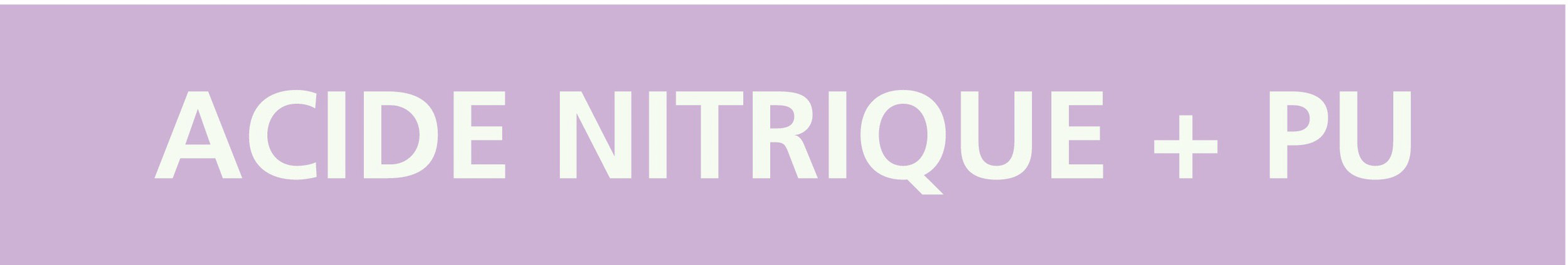 Signalétique de marquage ACIDES 156X26 Acide nitrique + pu 156x26mm (20 adhesifs tuyauterie) TALIAPLAST - 732736