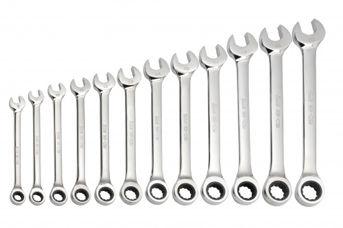 Jeu de 12 cles mixtes a cliquet en mm SAM OUTILLAGE - 50CSIJ12