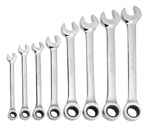 Jeu de 8 cles mixtes a cliquet en mm SAM OUTILLAGE - 50CSIJ8