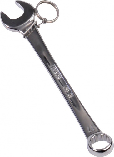 Cle mixte de 27 mm avec clip inox fme SAM OUTILLAGE - 50N27FME