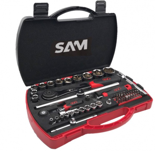Coffret 1/4'' et 1/2'' SAM OUTILLAGE - 75SHR60