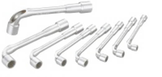 JEU DE 8 CLÉS À PIPE SAM OUTILLAGE DÉBOUCHÉES 6/12 PANS SATINÉE 8 A 24 MM - 93-J8
