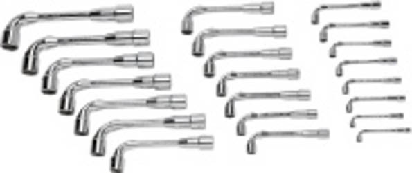 JEU DE 22 CLÉS À  PIPE SAM OUTILLAGE DÉBOUCHÉES 6/6 PANS POLIE 8 A 32 MM - 94-SDJ22