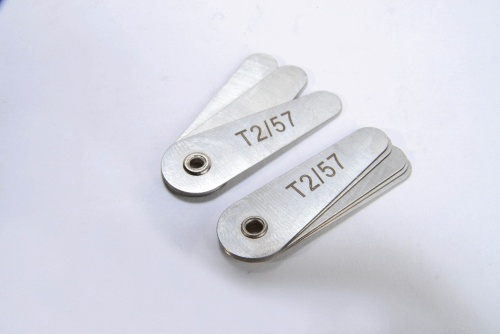 JEU 2 JAUGES D'EPAISSEUR ALIGNEMENT ARBRE A CAMES FORD VAG SAM OUTILLAGE - P346257