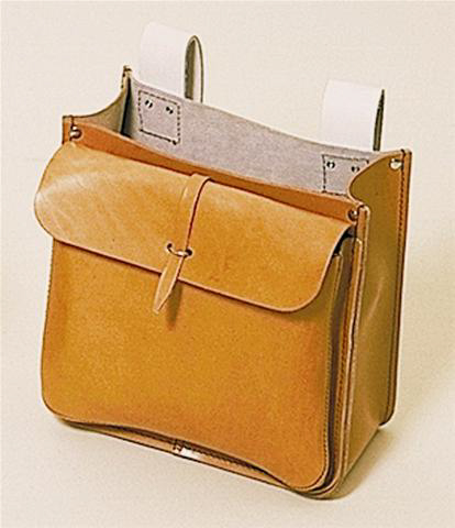 SACOCHE ÀOUTILS SASSI 25 x 23 x 10 CM MARRON -00031B
