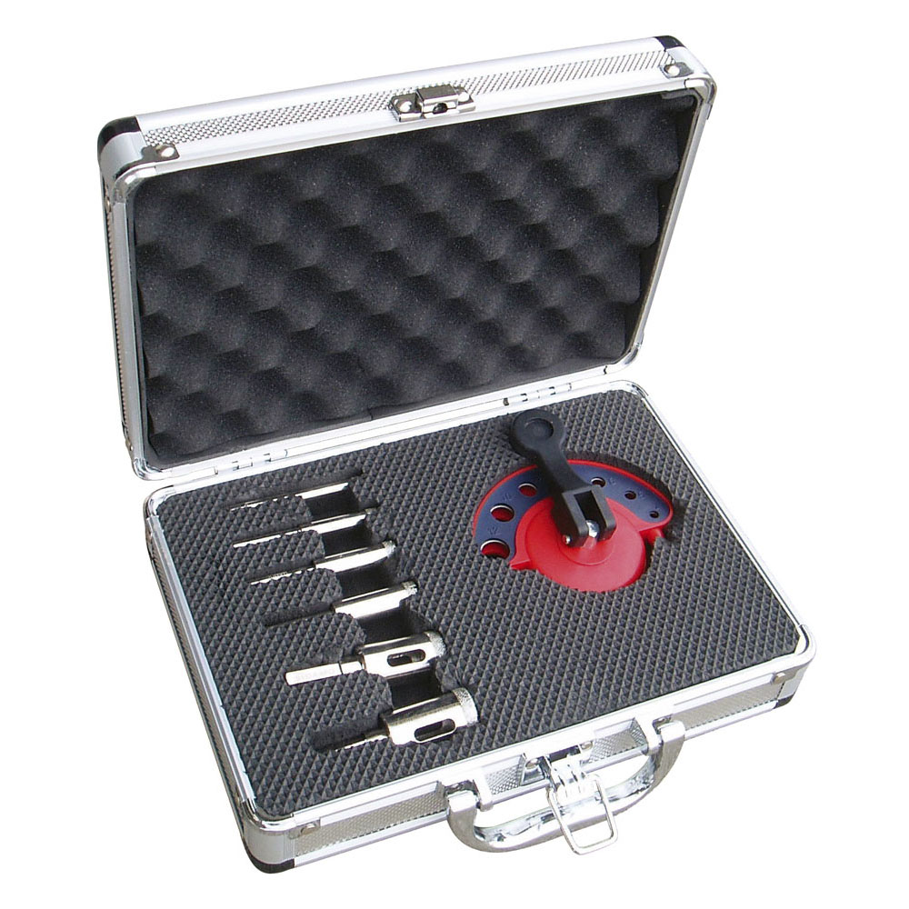 COFFRET TREPANS DIAMANT+GUIDE D. 6-8-10-12-19-22 SIDAMO - 11101420