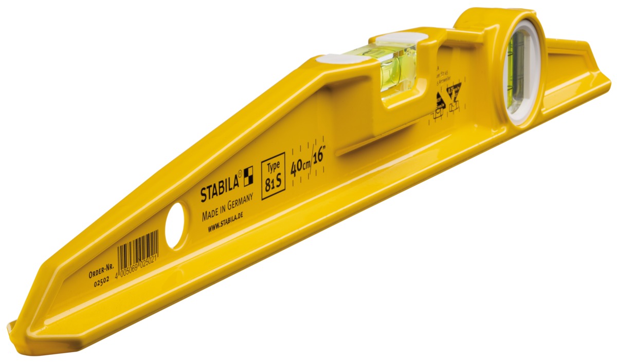 Niveau à bulle STABILA Type 81 S, 40 cm - 02502